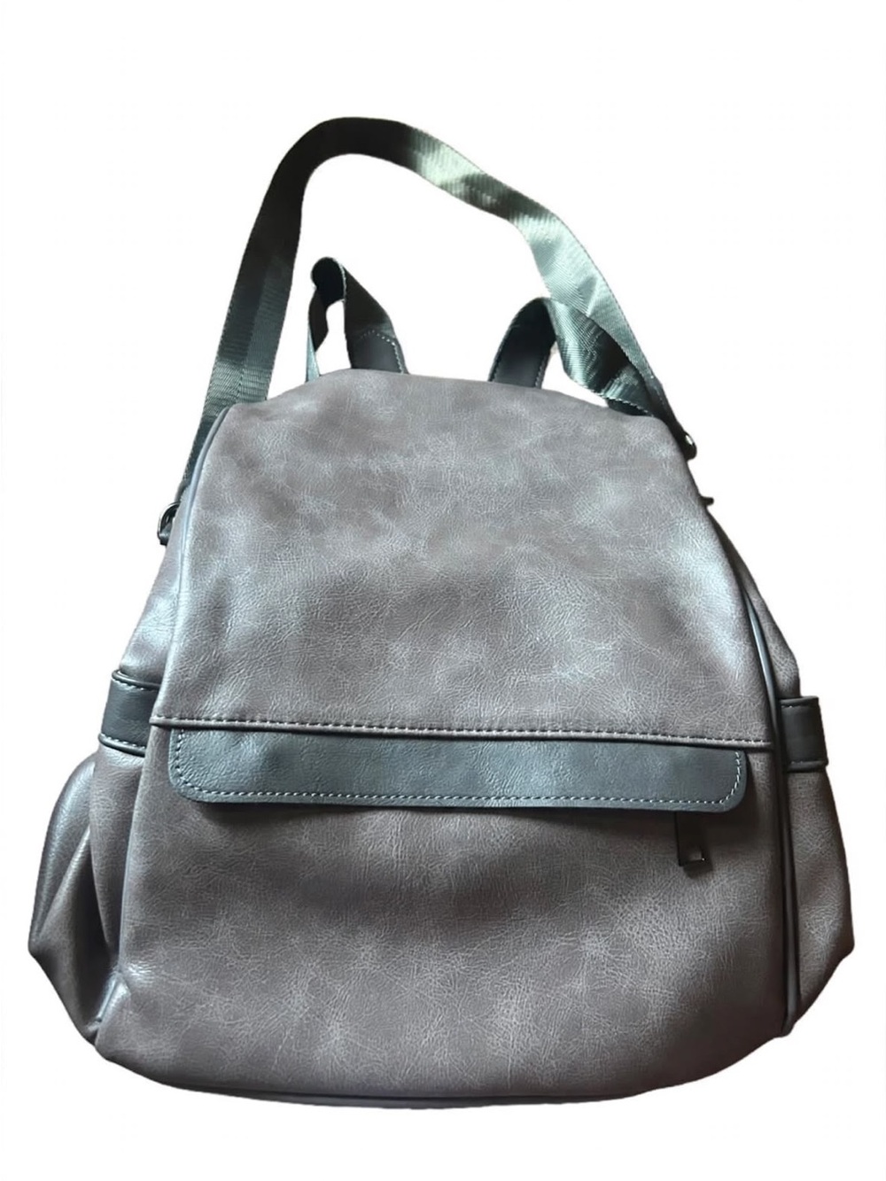 Stylish Gray Women’s Backpack Tote - Unbranded